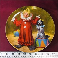 1982 Reco "Tommy The Clown" Decorative Plate