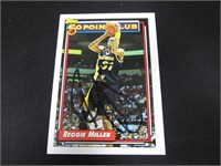 1992-93 TOPPS REGGIE MILLER AUTOGRAPH COA