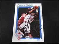 1991-92 HOOPS PATRICK EWING AUTOGRAPH COA