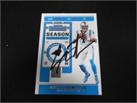 2019 CONTENDERS CAM NEWTON AUTOGRAPH COA