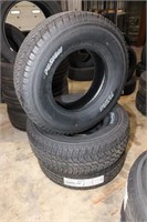 3 Fuzion Tires 265-70R16   New