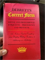 DEBRETT'S CORRECT FORM, 1976