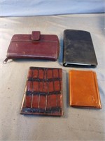 Wallets and a planner