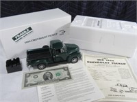 1953 Chevy Pickup JuniperGrn3100 Danbury Mint $$