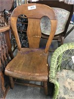 Old wood chair