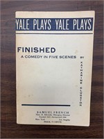 Yale Plays signed book