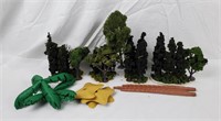Lot Of Oak Trees & Palm Trees For Dioramas
