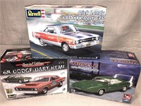 3 Models 1968 Dodge Darts, 1969 Daytona