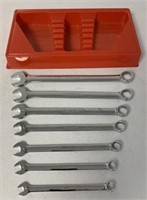Snap-on Combination Wrenches,3/8"-3/4"/Case