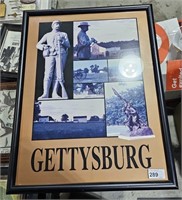 Gettysburg Poster Framed