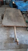 4' x 8' Two Wheel Trailer. Hitch or Pin. Tires Nee