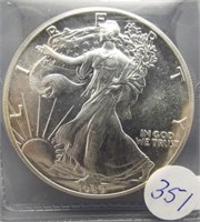 1989 American Silver Eagle.