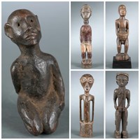 Five West African style figures. 20th century.