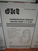 Unused submersible sewage water pump