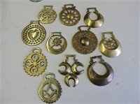 Horse Harness Brass -Tullip, Lodge Emblems, etc