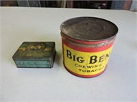 Two Tobacco Tins, Big Ben & Players
