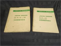 2 John Deere Service Manuals on Combines: 45, 55,