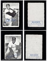 Willie Mays & Bob Gibson 1969 Topps Deckle Edge