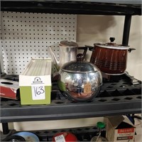 TEA POT, CROCK POT, MISC. (SEE DESCRIPTION)