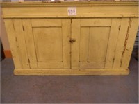 Yellow Painted Dry Sink (52x21x30)