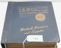 CM McClung & Co, General Hardware Catalog No. 130