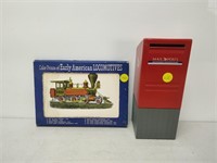 prints of early American trains and Canada post