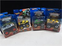 4PC MONSTER JAM HOT WHEELS 2004-2005