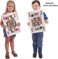 Jumbo Playing Cards - 10.5 x 14.5 Inches Full