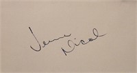 Beatles Jimmie Nicol signature slip