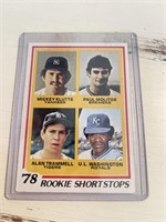 Paul Molitor Rookie Card 1978 Topps