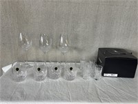 Waterford Cut Crystal Stemware, Glasses, Box