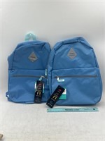 NEW Lot of 2- Wexford Blue Backpack