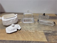 Butter Dishes, Gravy Bowl