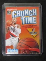 2019-20 DONRUSS DAMIAN LILLARD CRUNCH TIME