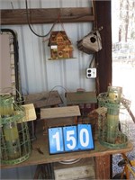 Lot of Bird Feeders and Houses