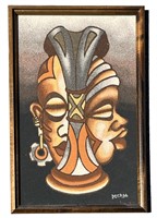 DOREEN DECASA Hawaiian Mask Textured Sand on Board