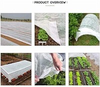 Row Covers 5x50Ft Plant Sun and Freeze