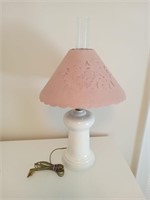 Table top electric lamp