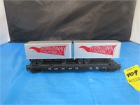 Reading 40125 Flatcar w/ trailers