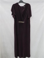 SLNY WOMEN'S DRESS SIZE 16W PURPLE