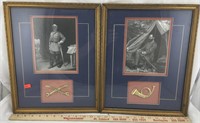 Framed Portaits of Gen. Lee & Stonewall Jackson
