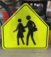 23.5x23in Children Crossing Sign