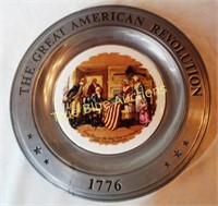 Clay, 1776 Great American Revolution Plate Canton,