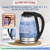 LOOKS NEW HB (1500-W) 1.7-L GLASS ELECTRIC KETTLE