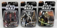 (3) 2006 Star Wars ROTS Episode III Collection