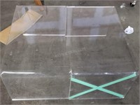 2 Plexi Ghost Tables 24" x 11"