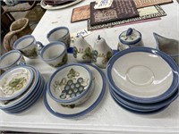 Several Pcs Stoneware - some chips