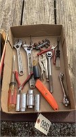 Crescent Wrenches, vise grip, sockets, Etc