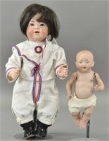LOT OF TWO GERMAN BABY DOLLS