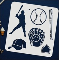 FINGERINSPIRE "Baseball" Stencil